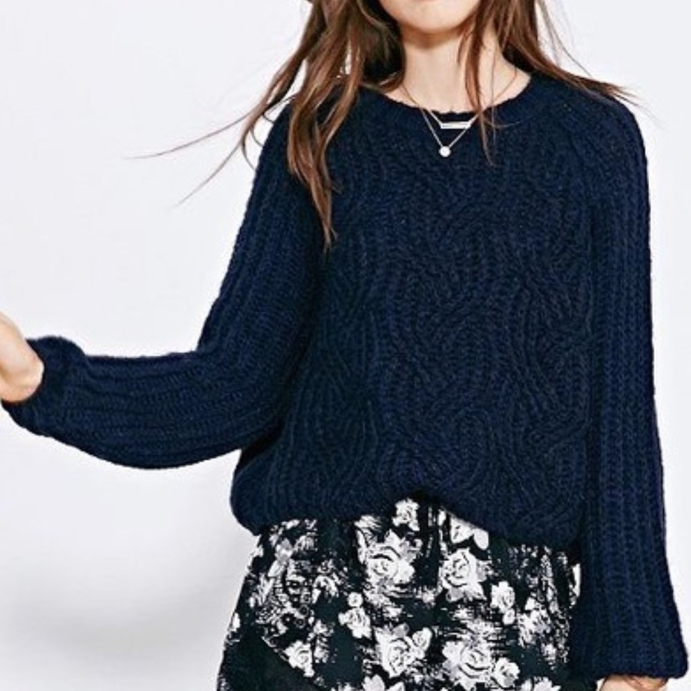 Kimichi Blue Knit Sweater